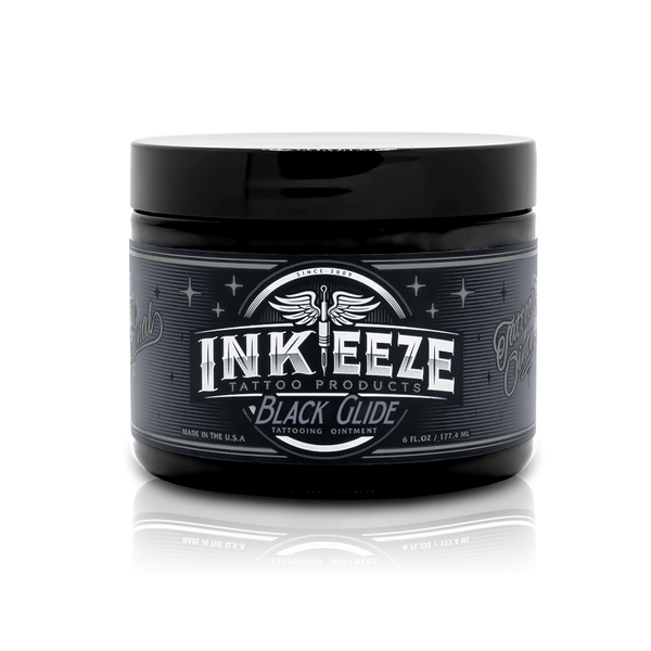Ink-Eeze Black Tattoo Ointment 6 oz