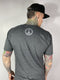 Available at True Tattoo Supply. Stay true! Large print on the front states the obvious, STAY TRUE, small True Tattoo logo on the back, Dark heather gray shirt with distressed print. Available in S-XXL