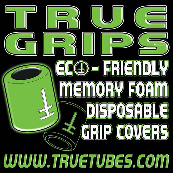 Available at True Tattoo Supply. The World's First Ever Eco-Friendly Memory Foam Disposable "True Grip" Tattoo Cover! Available in several different styles, with new designs coming soon! Case of True Grips™ 18 boxes per case True Grips Features & Benefits: The First Ever Eco-Friendly Memory Foam Disposable "True Grip" Covers.