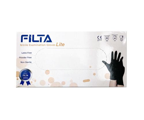 Filta Nitrile Exam Gloves - Black