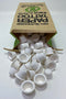 Available at True Tattoo Supply. Eco-Friendly Paper Ink Caps - 15mm - 200 pcs per bag Each ink cap is made from molded paper stock. Artists can lower their carbon footprint and help protect the environment too. Each ink cap is made from thick, pressed, and molded paper stock and packaged in a classic brown paper bag. 200pcs/bag Some ink brands may experience a leaking issue. When using black or red, recommendation is 2 caps.