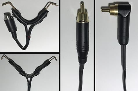 Available at True Tattoo Supply. RCA, Phono and Standard Clip Cords All True Tattoo Supply Power Cords are manufactured in the USA, using high quality American made products Options: Straight RCA or Angled RCA, Phono or Standard Clipcord Electrical wire has an abrasive resistant outer jacket and will not stick to clip cord sleeves.