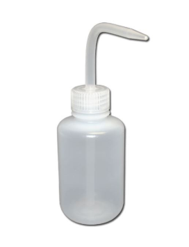 Available at True Tattoo Supply. Squeeze Bottle for tattooing Clear - 250ml Clear White Bent Tip Wash Alcohol Holder Squeeze Bottle 250mL Capacity
