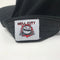 Available at True Tattoo Supply. The all NEW Hell City Black Logo Hat is a Hell City legendary hat! Super cozy Flat Rim, Snap Back Tattoo Hat from Hell! Grab yours today! One size fits all! All Black Hat, Black threading, Black snapback.