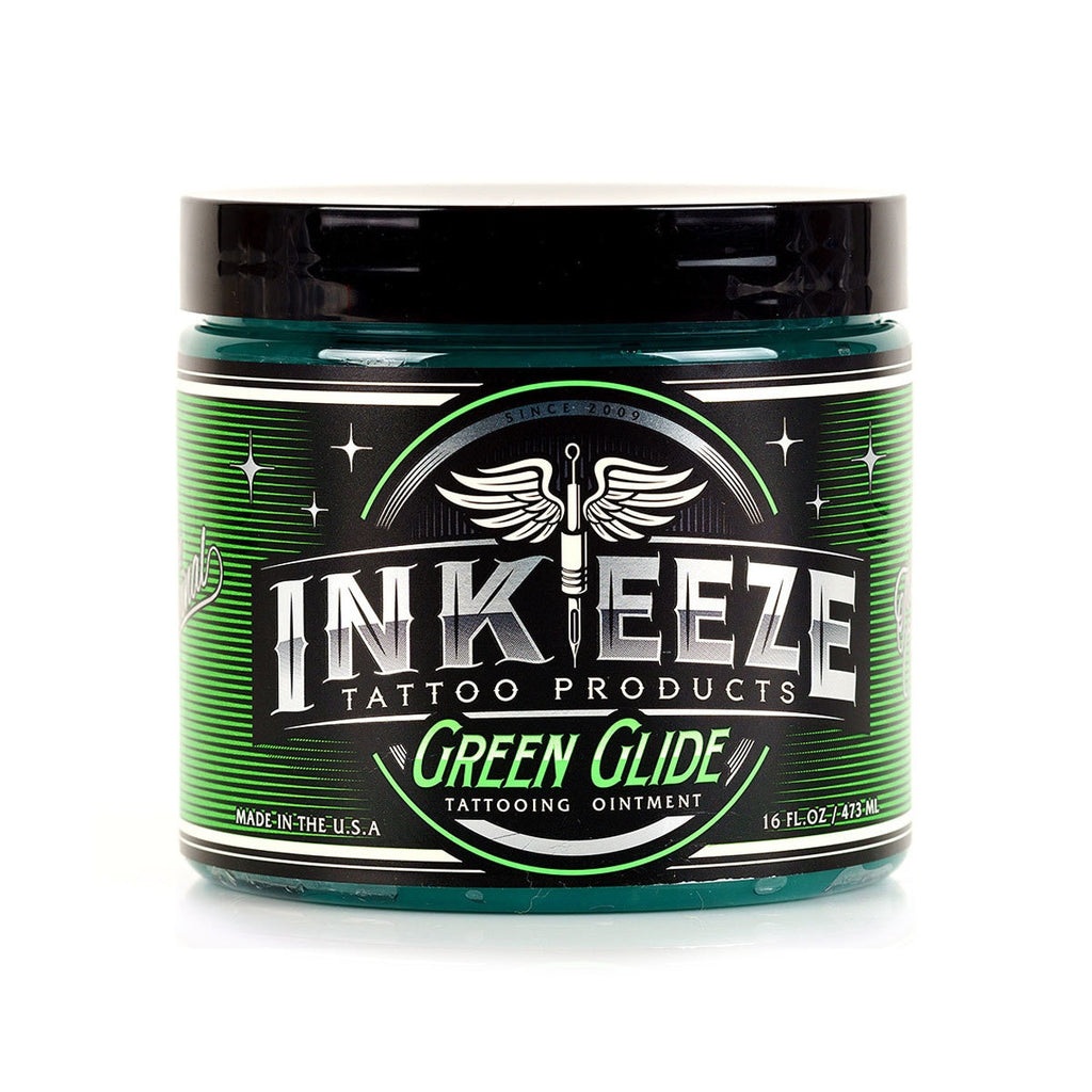 Ink-Eeze Green Tattoo Ointment 16 oz