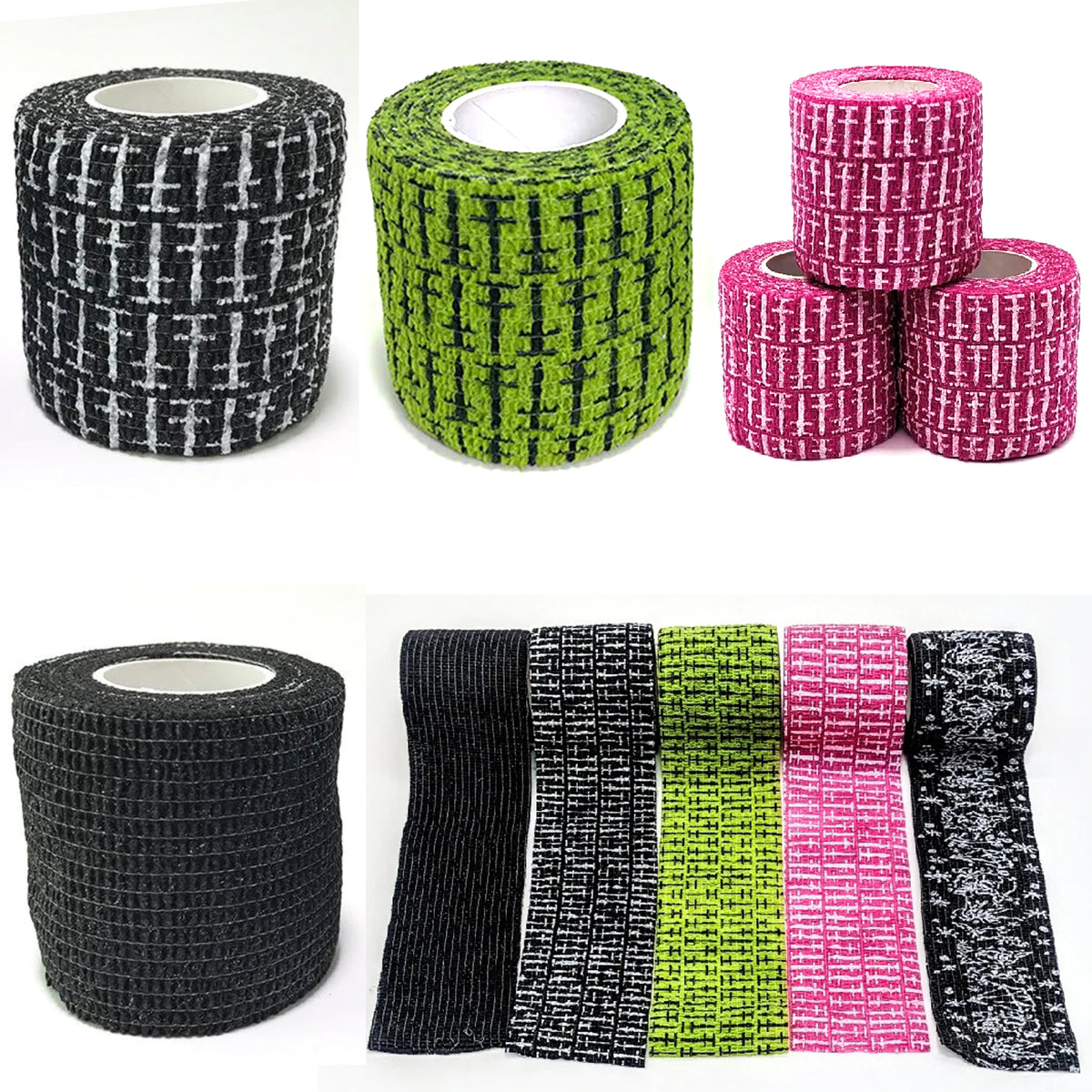 Tattoo Grip Tape Portable Tattoo Grip Cover 10pcs Cohesive Eco Friendly  for Tattoo Salon for Homegreen  Amazonin Beauty