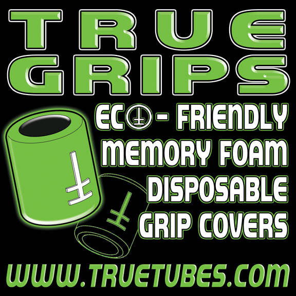 Available at True Tattoo Supply. The World's First Ever Eco-Friendly Memory Foam Disposable "True Grip" Tattoo Cover! Available in several different styles, with new designs coming soon! Case of True Grips™ 18 boxes per case True Grips Features & Benefits: The First Ever Eco-Friendly Memory Foam Disposable "True Grip" Covers. 