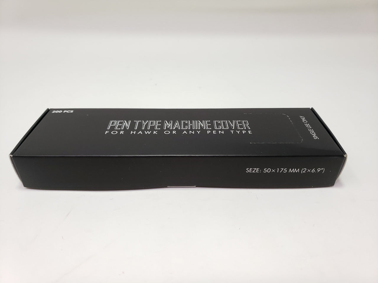 Available at True Tattoo Supply. Tattoo Pen Cover- Disposable covers for tattoo pens SIZE & PACKAGE - Exact sizes is 2*6.9inch (50*175mm), The tattoo machine pen covers sleeves are 200 pcs for each pack. Disposable use only. Use up and then throw away. It is suitable for most tattoo pens. HIGH-GRADE MATERIAL.