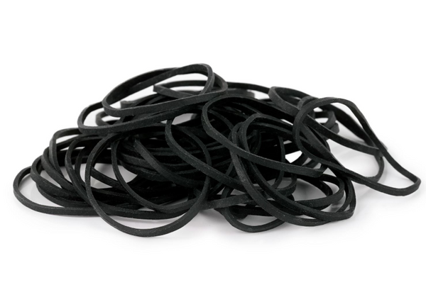 Available at True Tattoo Supply. Rubber Bands Black  Our Black Rubber Bands are made from synthetic polyisoprene and are latex free; no latex or latex compounds have been added. 